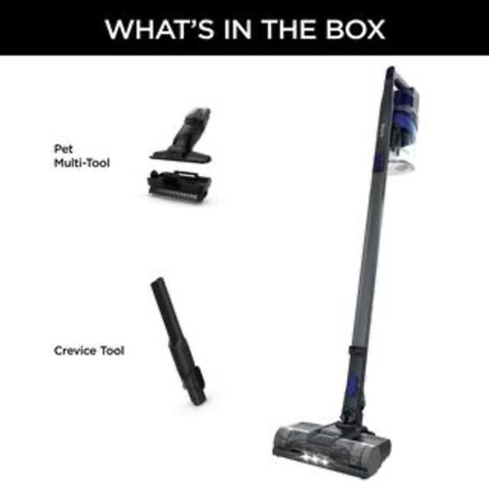 Shark Rocket Pet Cordless Stick Vacuum IZ140 HyperVelocity 40 Min Runtime Blue